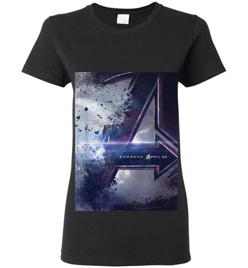 Marvel Avengers Endgame Movie Poster Graphic Womens T-shirt