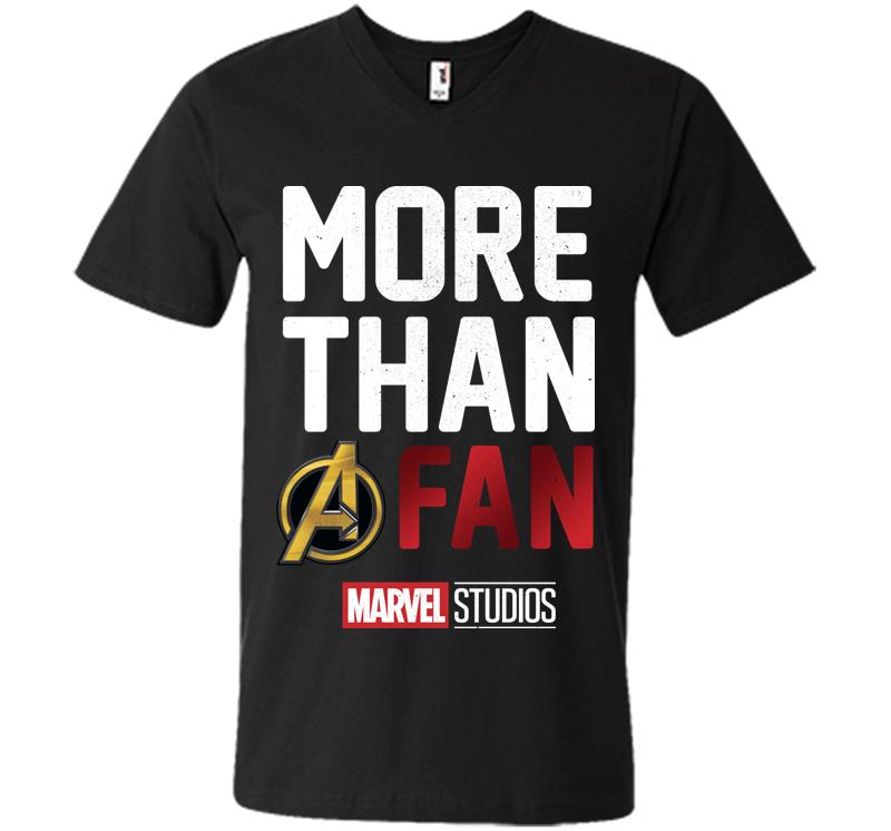 Marvel Avengers More Than A Fan 2019 V-neck T-shirt