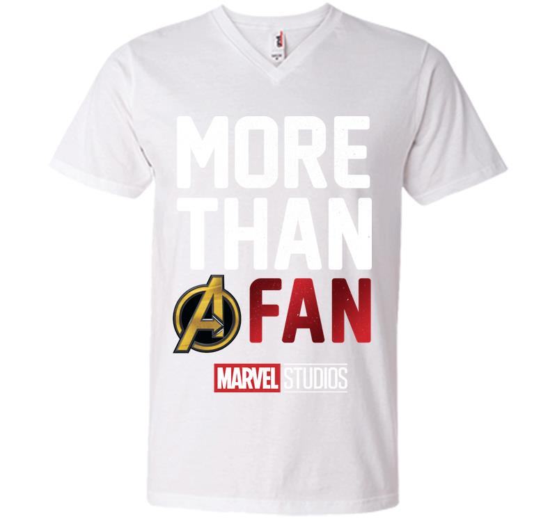 Inktee Store - Marvel Avengers More Than A Fan 2019 V-Neck T-Shirt Image