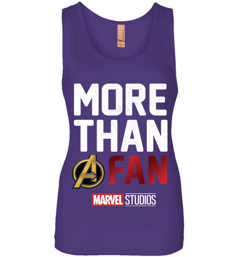 Inktee Store - Marvel Avengers More Than A Fan 2019 Womens Jersey Tank Top Image