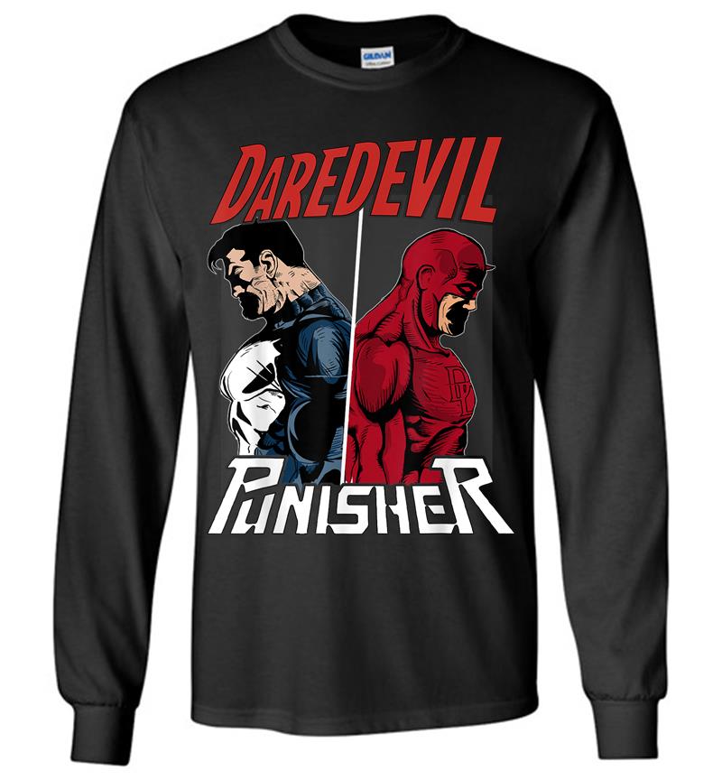 Marvel Daredevil The Punisher Only One Way Graphic Long Sleeve T-shirt