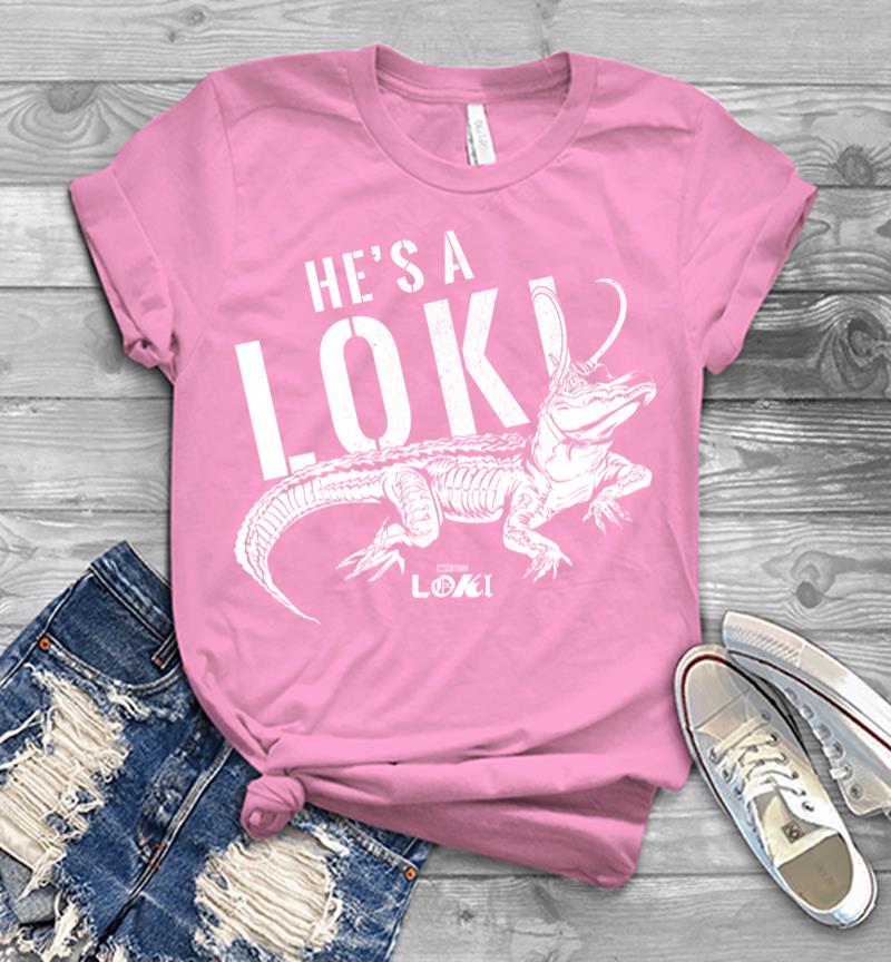 Inktee Store - Marvel Loki Alligator He'S A Loki Men T-Shirt Image