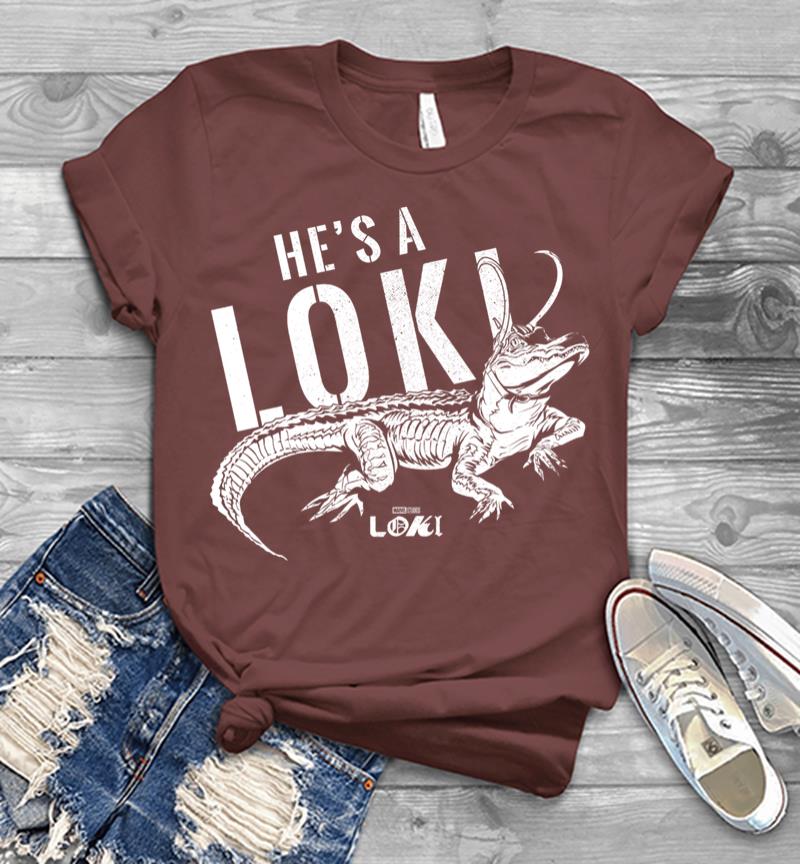 Inktee Store - Marvel Loki Alligator He'S A Loki Men T-Shirt Image