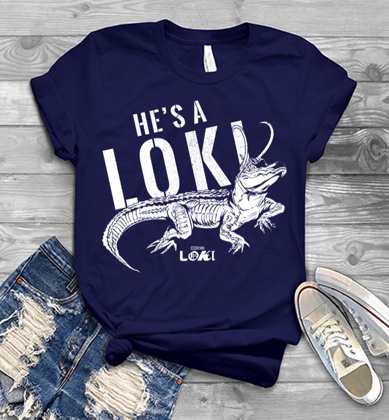 Inktee Store - Marvel Loki Alligator He'S A Loki Men T-Shirt Image