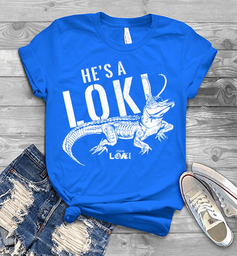 Inktee Store - Marvel Loki Alligator He'S A Loki Men T-Shirt Image