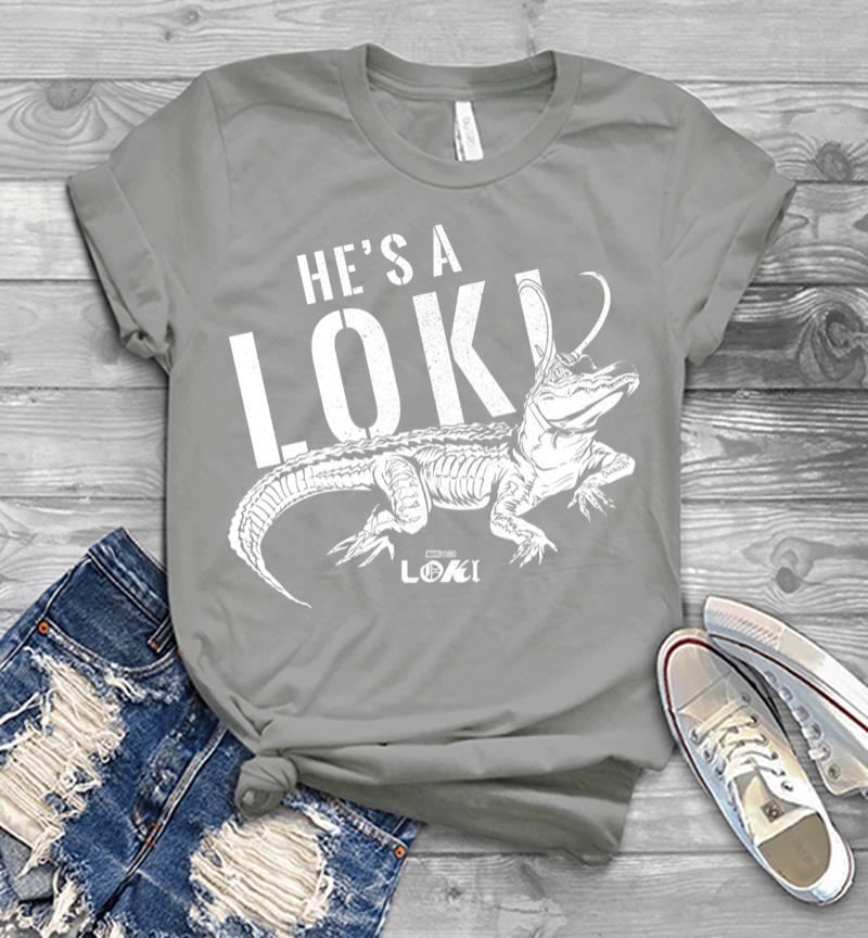 Inktee Store - Marvel Loki Alligator He'S A Loki Men T-Shirt Image