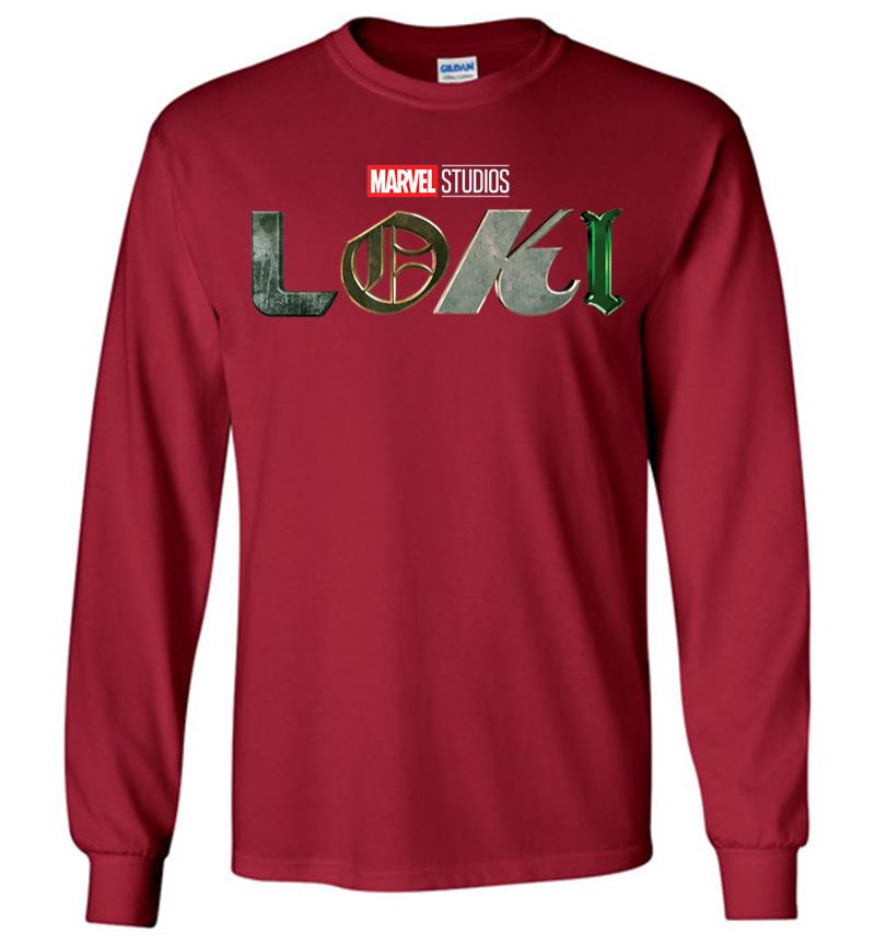 Inktee Store - Marvel Loki Logo Long Sleeve T-Shirt Image