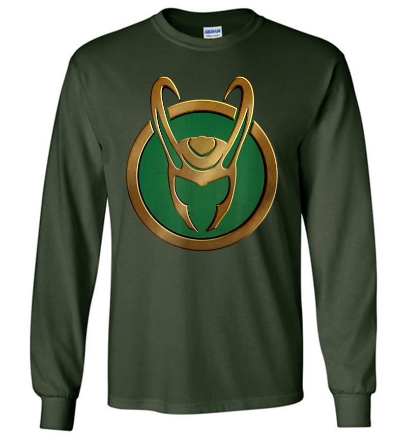 Inktee Store - Marvel Loki Series Icon Long Sleeve T-Shirt Image
