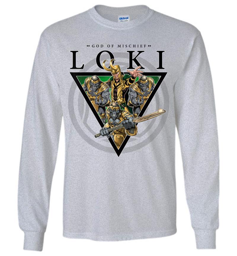 Inktee Store - Marvel Loki The Master Of Mischief &Amp; Entourage Long Sleeve T-Shirt Image