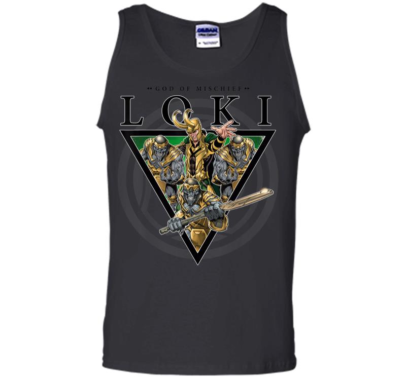 Marvel Loki The Master of Mischief & Entourage Men Tank Top