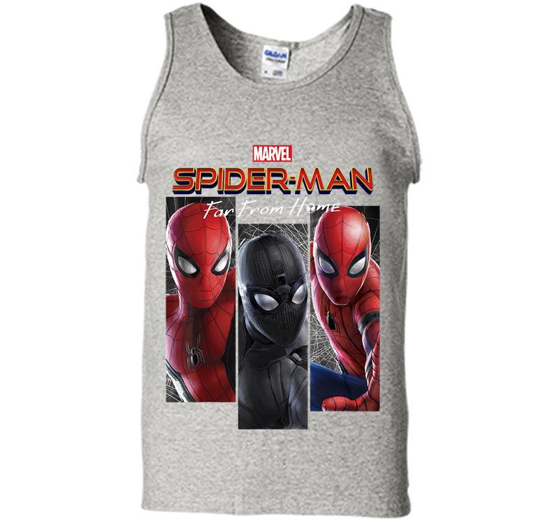 Marvel Spider-man Far From Home Suit Panel Logo Mens Tank Top