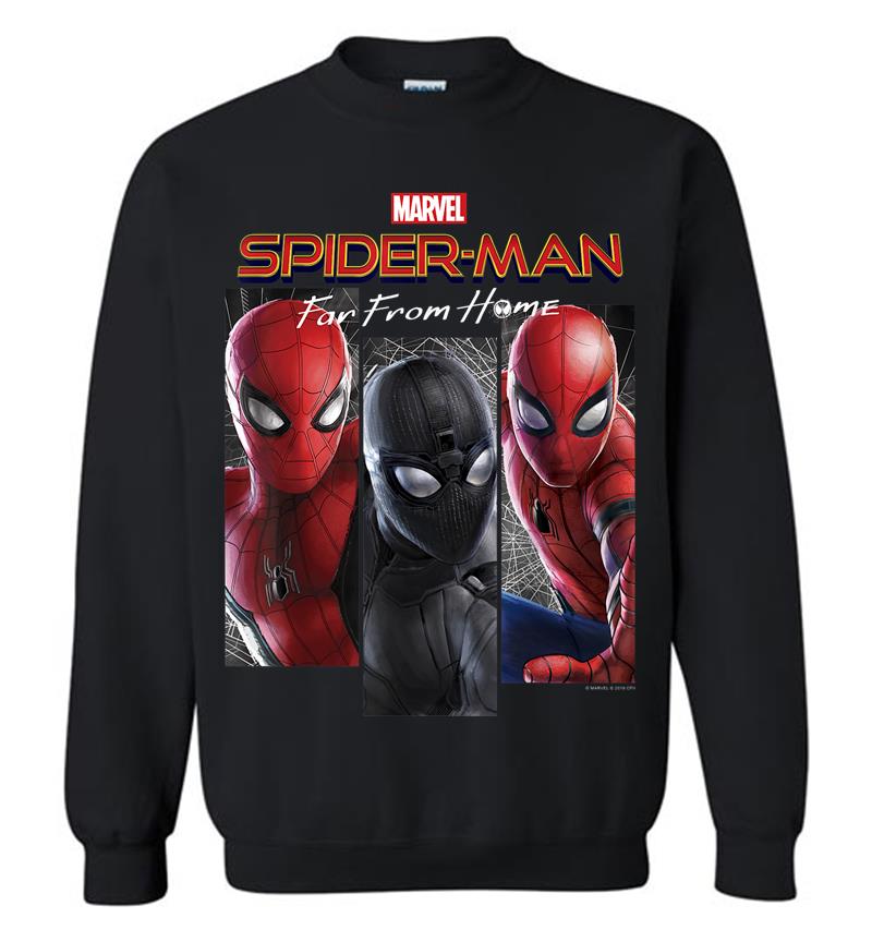 Marvel Spider-man Far From Home Suit Panel Logo Sweatshirt