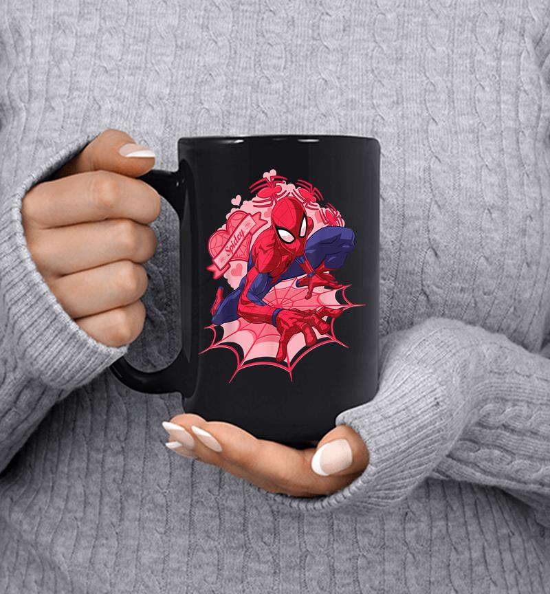 Marvel Spider-man Hearts Valentine's Day Mug