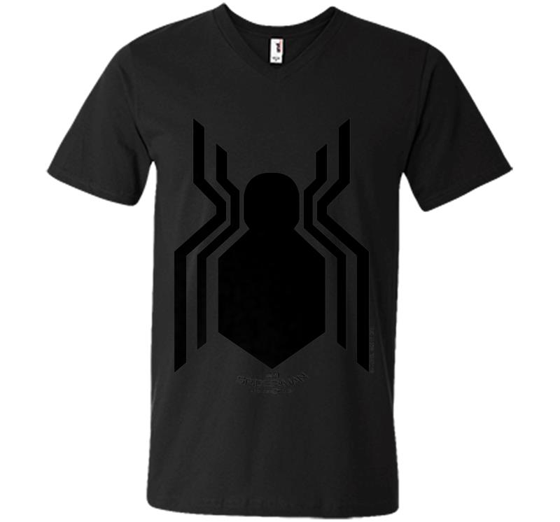 Marvel Spider-man Homecoming Official Logo Premium V-neck T-shirt