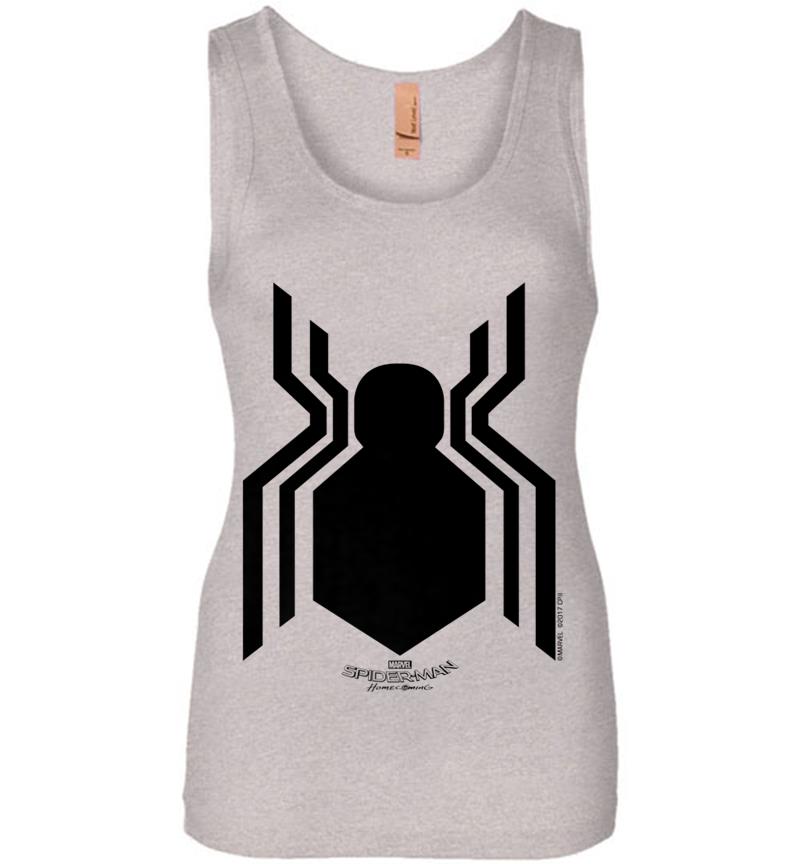 Inktee Store - Marvel Spider-Man Homecoming Official Logo Premium Womens Jersey Tank Top Image