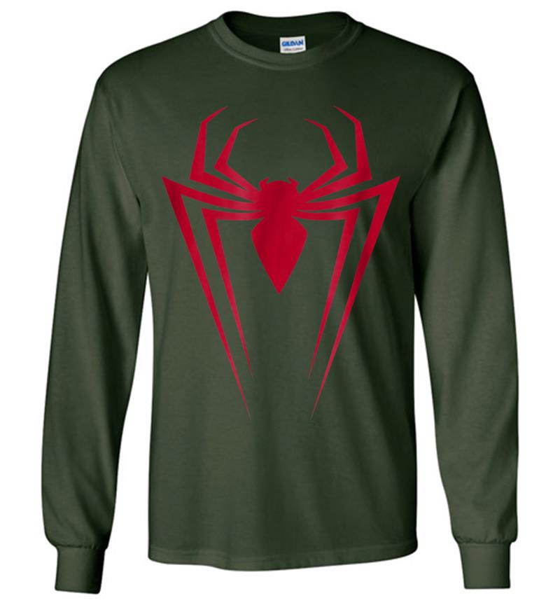 Inktee Store - Marvel Spider-Man Icon Graphic C1 Long Sleeve T-Shirt Image