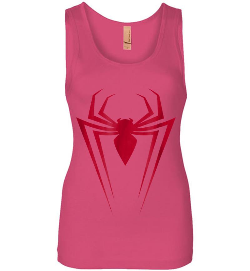 Inktee Store - Marvel Spider-Man Icon Graphic C1 Womens Jersey Tank Top Image
