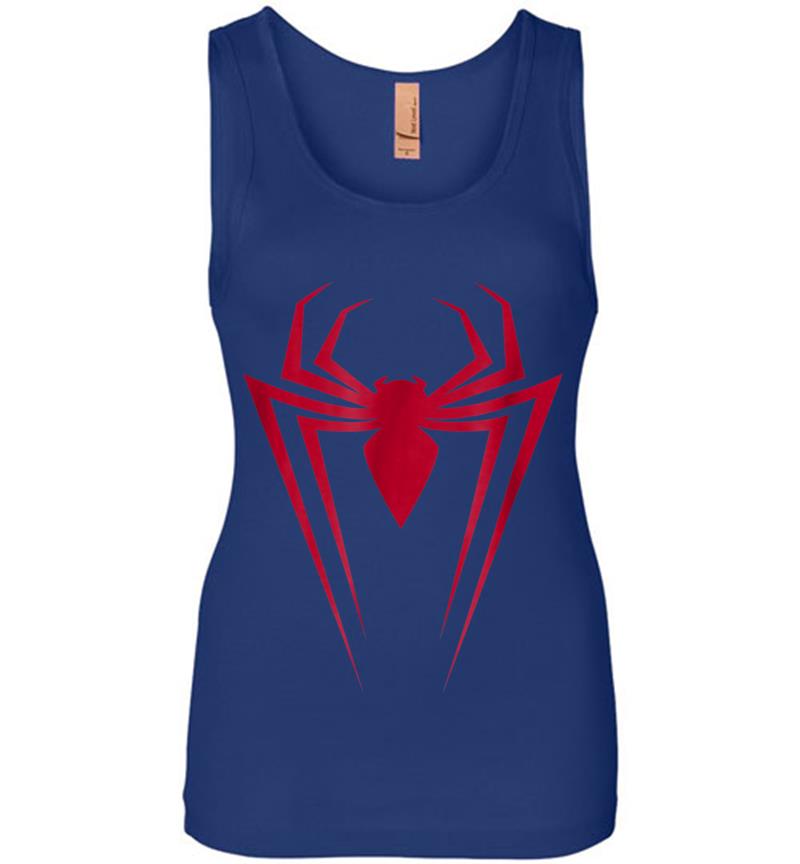 Inktee Store - Marvel Spider-Man Icon Graphic C1 Womens Jersey Tank Top Image