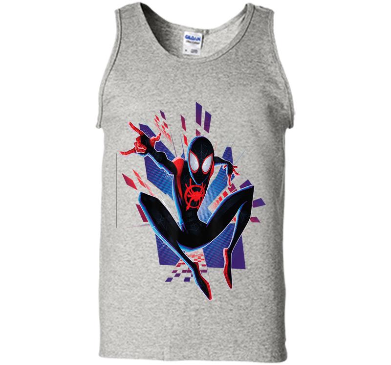Marvel Spider-man Into The Spider-verse Miles City Mens Tank Top