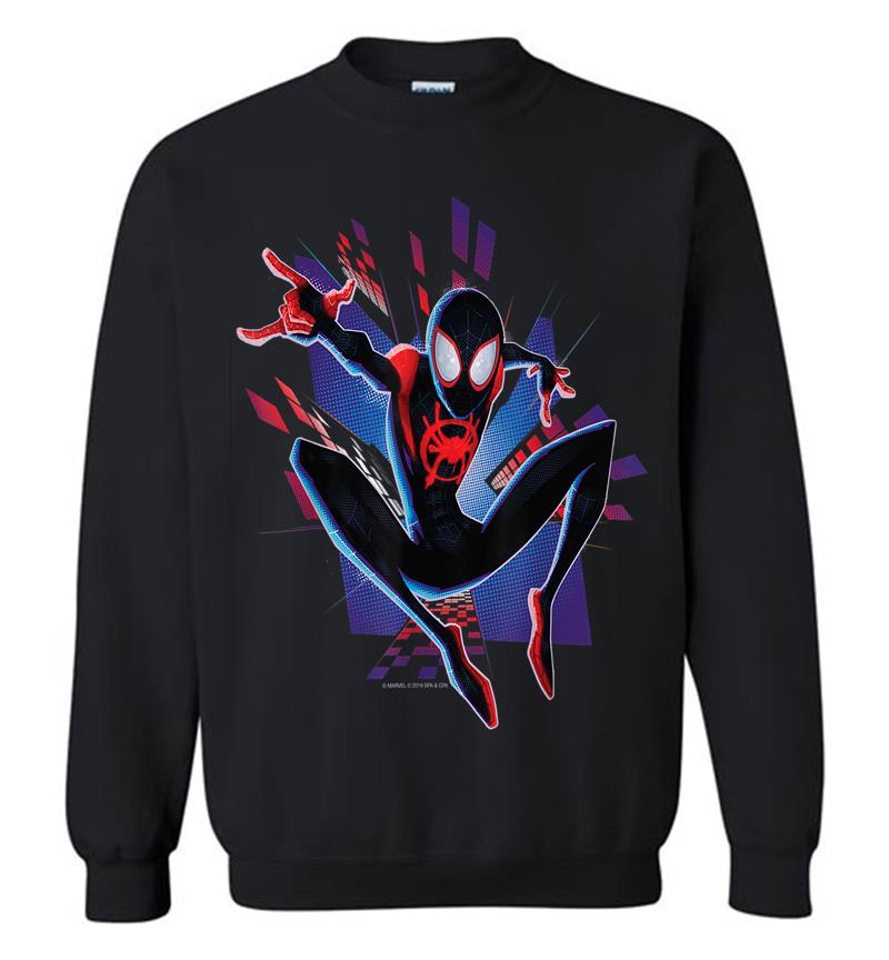 Marvel Spider-man Into The Spider-verse Miles City Sweatshirt