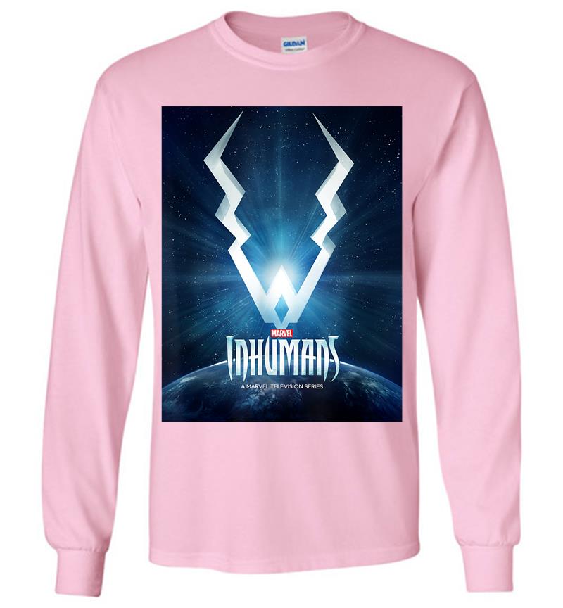 Inktee Store - Marvel The Inhumans Tv Series Official Poster Long Sleeve T-Shirt Image