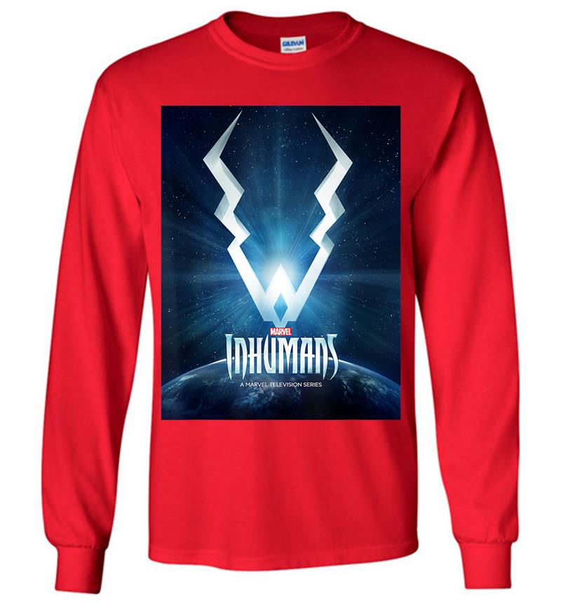 Inktee Store - Marvel The Inhumans Tv Series Official Poster Long Sleeve T-Shirt Image