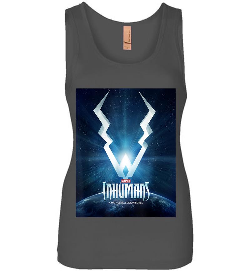 Inktee Store - Marvel The Inhumans Tv Series Official Poster Womens Jersey Tank Top Image