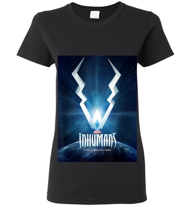 Marvel The Inhumans Tv Series Official Poster Womens T-shirt