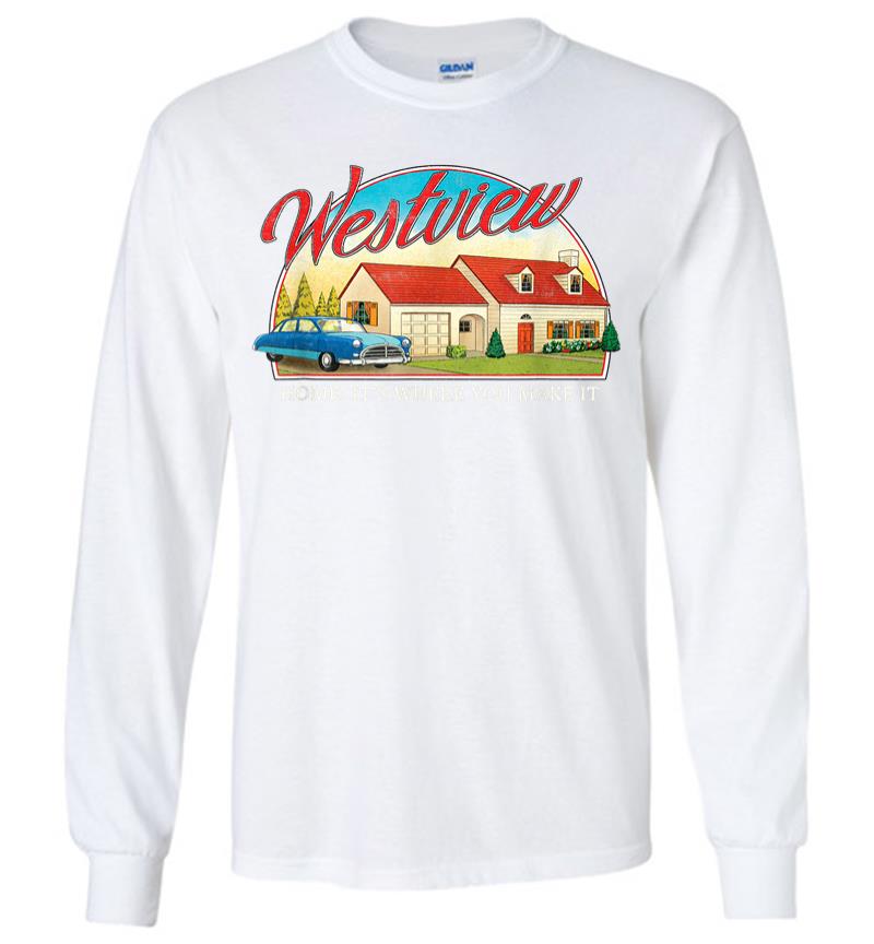 Inktee Store - Marvel Wandavision Westview Retro Long Sleeve T-Shirt Image