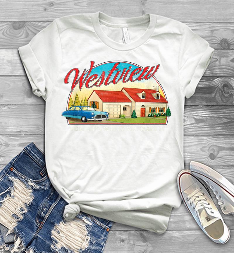 Inktee Store - Marvel Wandavision Westview Retro Men T-Shirt Image