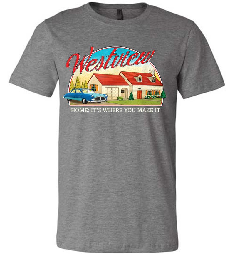 Inktee Store - Marvel Wandavision Westview Retro Premium T-Shirt Image