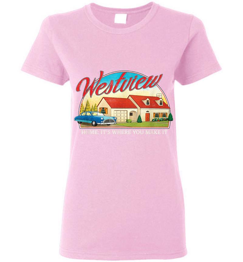 Inktee Store - Marvel Wandavision Westview Retro Women T-Shirt Image