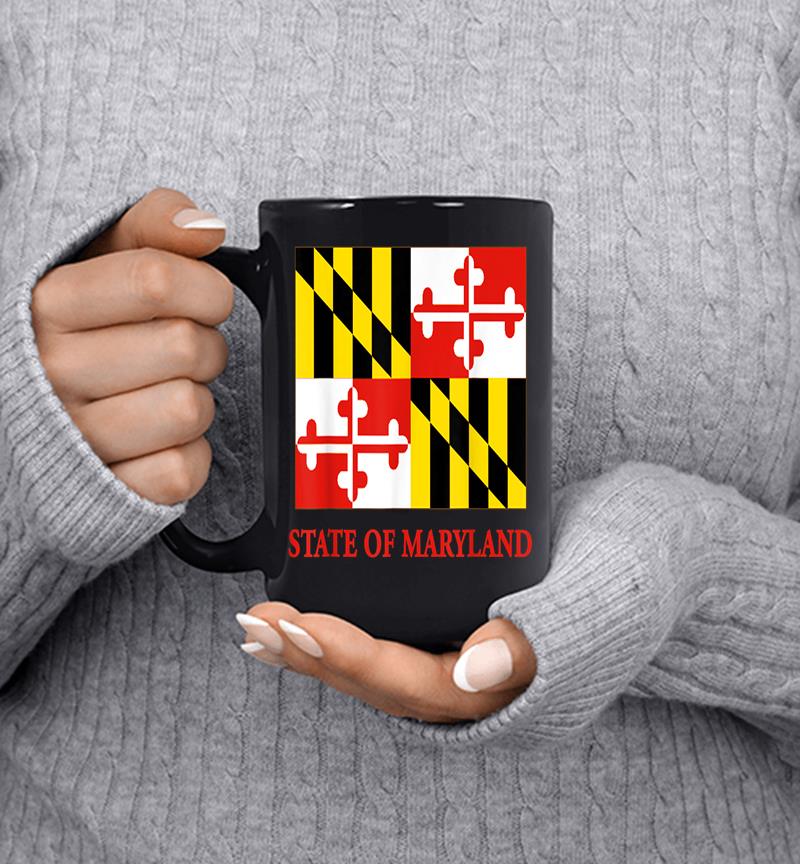 Maryland Md Official Flag Old Line State Pride Mug
