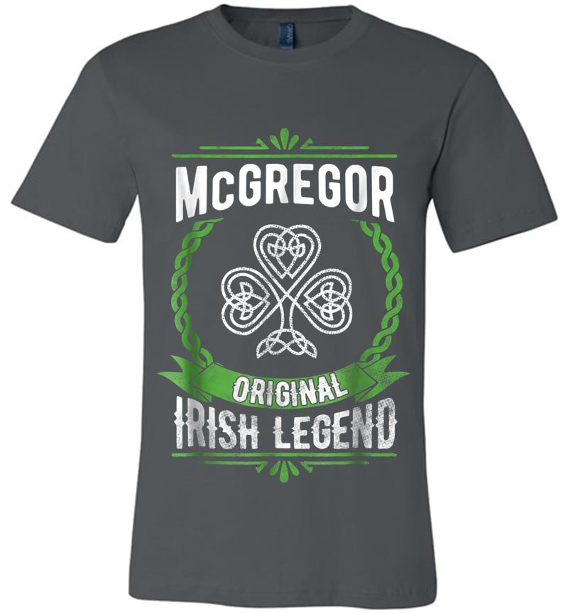 Mcgregor Name St. Patricks Day Irish Legend Shamrock Premium T-Shirt