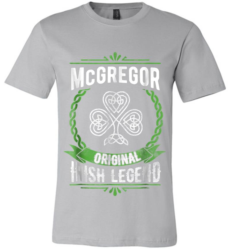 Inktee Store - Mcgregor Name St. Patricks Day Irish Legend Shamrock Premium T-Shirt Image