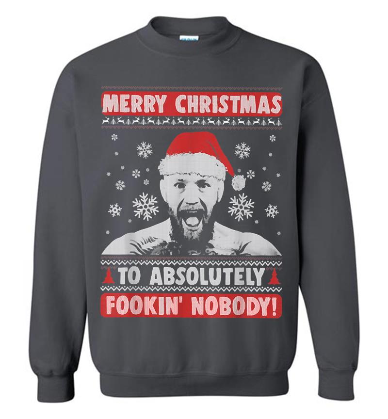 Inktee Store - Merry Christmas To Absolutely Fookin Nobody Sweater Sweatshirt Image
