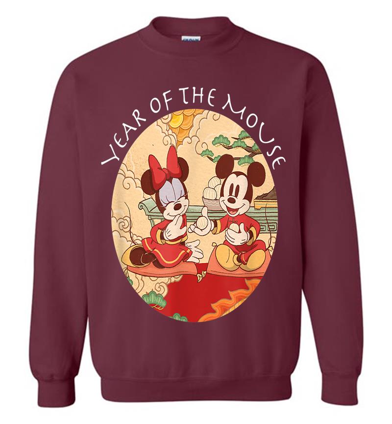 Inktee Store - Mickey Mouse Year Of The Mouse Minnie Mouse Chinese New Year Sweatshirt Image