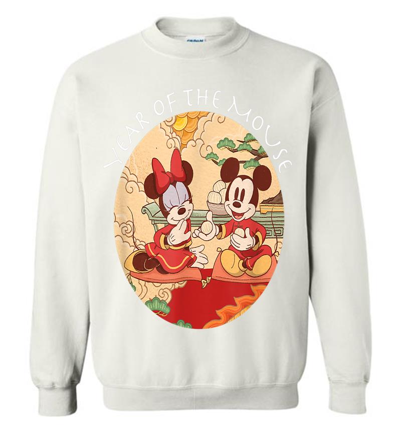 Inktee Store - Mickey Mouse Year Of The Mouse Minnie Mouse Chinese New Year Sweatshirt Image