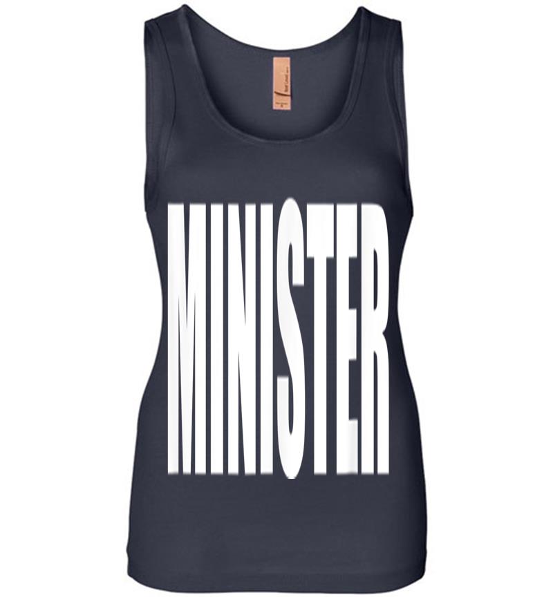 Inktee Store - Minister Employees Official Uniform Work Womens Jersey Tank Top Image
