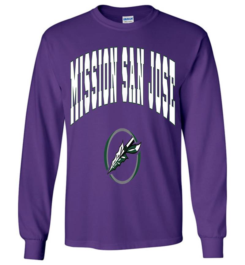 Inktee Store - Mission San Jose High School Warriors C2 Long Sleeve T-Shirt Image