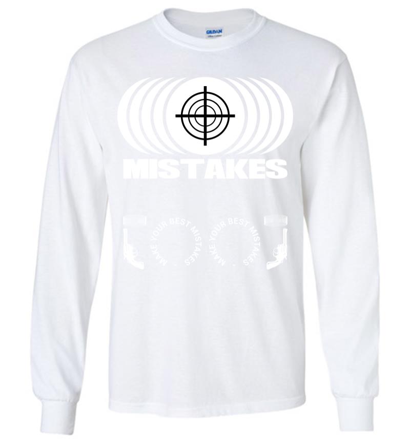 Inktee Store - Mistakes Long Sleeve T-Shirt Image