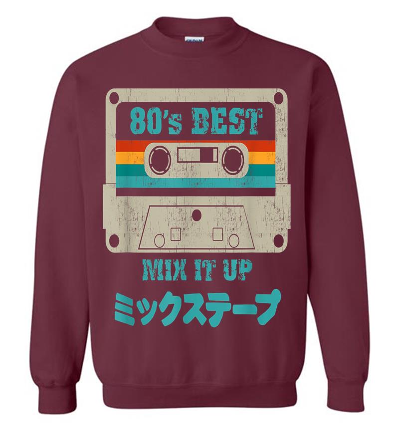 Inktee Store - Mix Tape 80S Japanese Otaku Aesthetic Vaporwave Cassette Sweatshirt Image