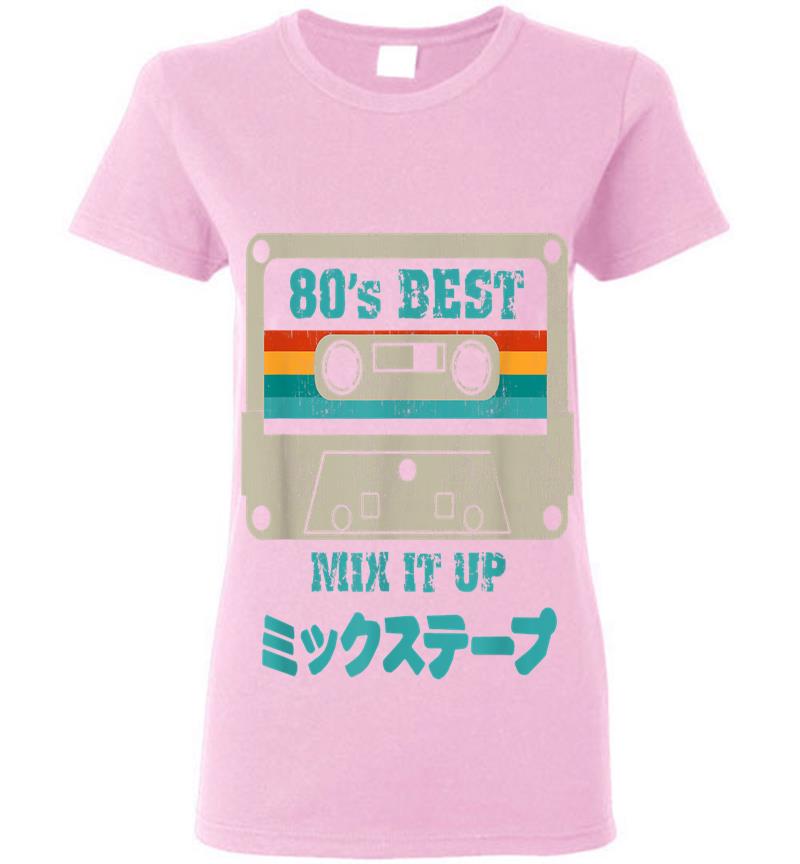 Inktee Store - Mix Tape 80S Japanese Otaku Aesthetic Vaporwave Cassette Womens T-Shirt Image