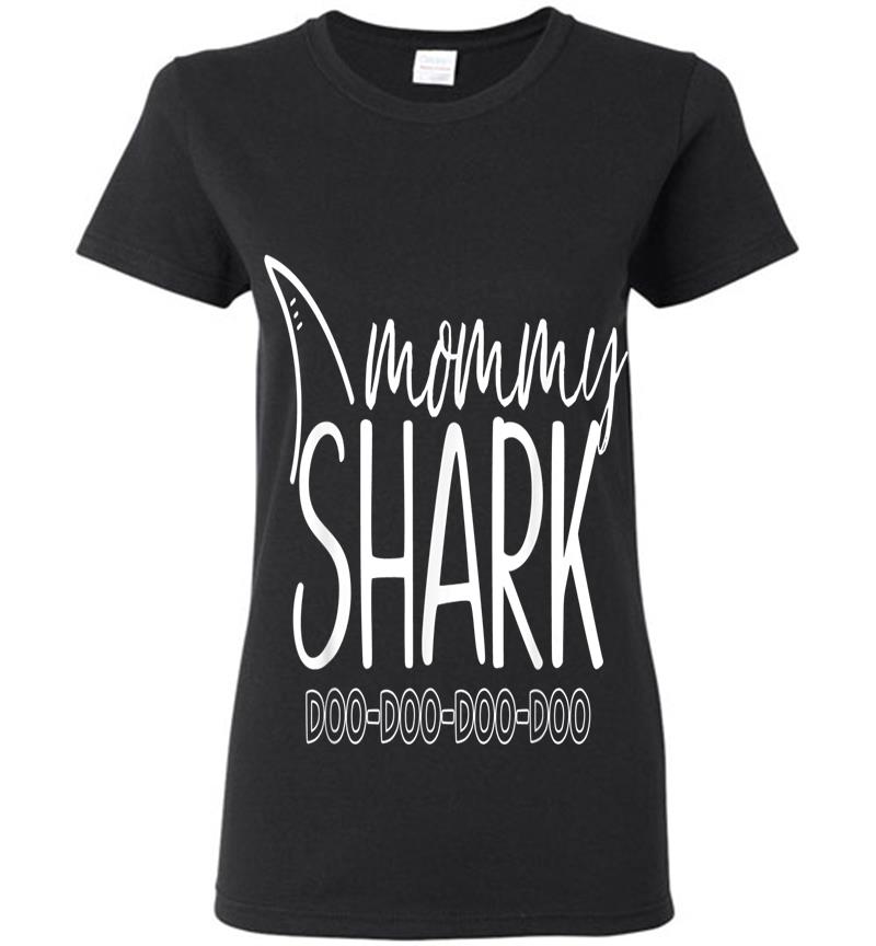 Mommy Shark Doo Doo Mom Mother's Day Birthday Womens T-shirt