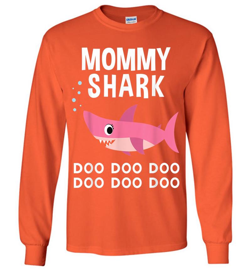 Inktee Store - Mommy Shark Doo Doo - Mother'S Day Mommy Shark Long Sleeve T-Shirt Image