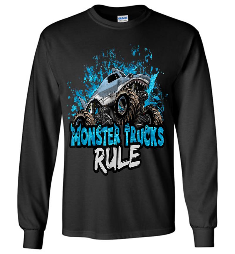 Monster Trucks Rule Long Sleeve T-shirt