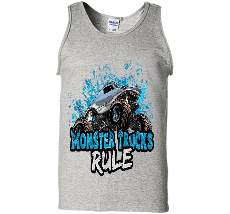 Monster Trucks Rule Mens Tank Top