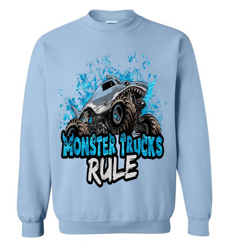 Inktee Store - Monster Trucks Rule Sweatshirt Image