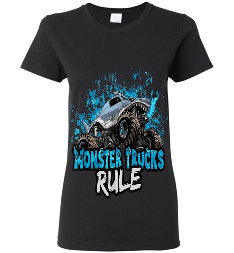 Monster Trucks Rule Womens T-shirt