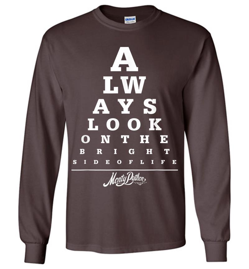 Inktee Store - Monty Python Official Bright Side Eye Test Long Sleeve T-Shirt Image